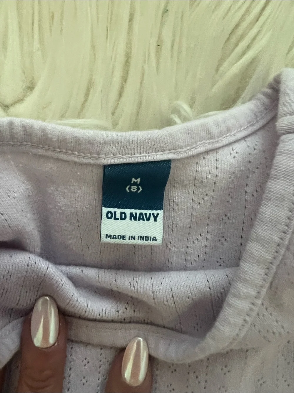 Old Navy Lilac Knit Tank Top